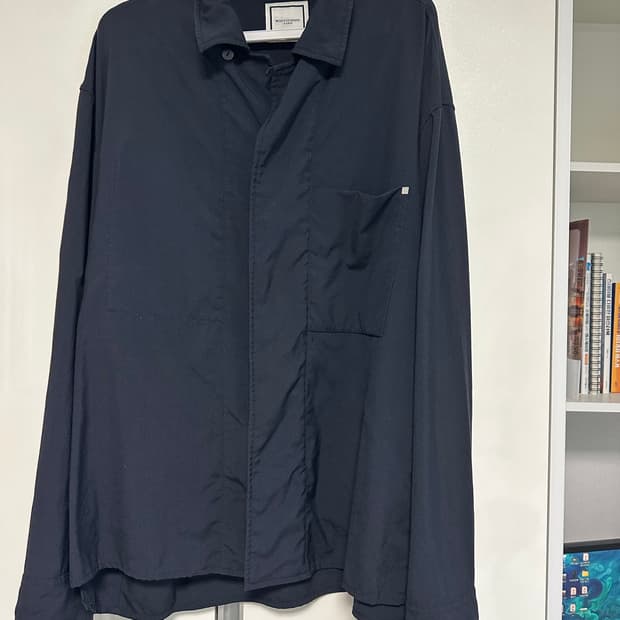 (48) 우영미 스냅 버튼 셔츠