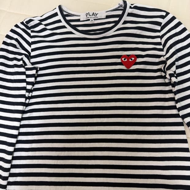 꼼데가르송 롱슬리브 검정