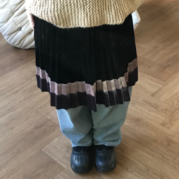 vintage velvet skirt