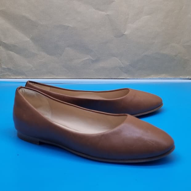 클락스 브라운 여성플렛슈즈225