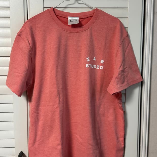 IAB Studio 아이앱스튜디오 티셔츠 핑크 L