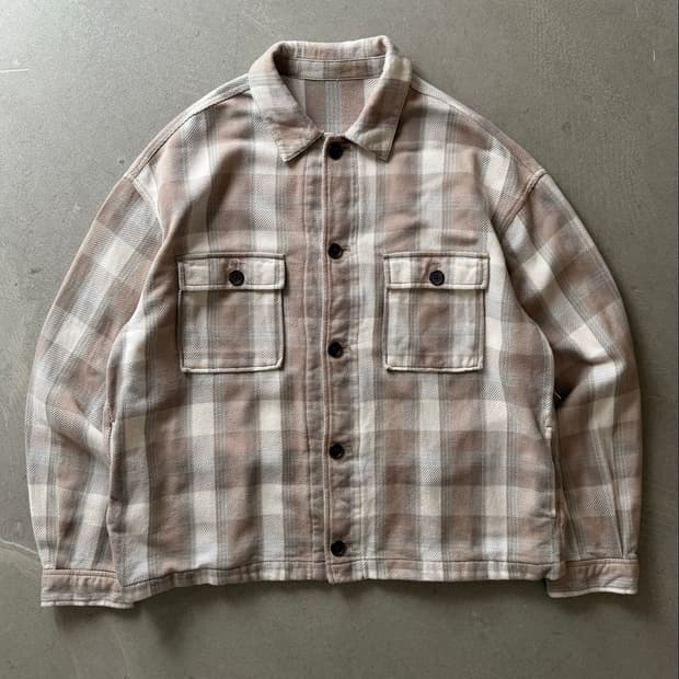 RAGEBLUE Oversized Check Shirt Jacket