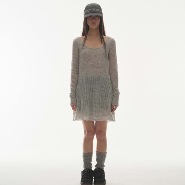 코이세이오 Coyseio SOFT BELL KNIT 니트 그레이