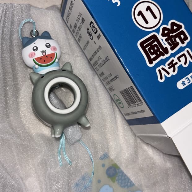 먼작귀 치이카와 여름쿠지 - 하치와레 후루링 도자기 풍경
