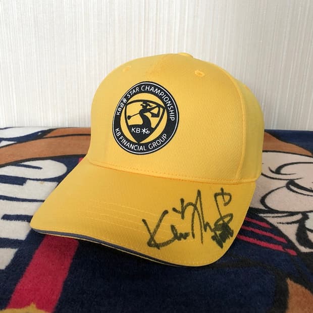 KB금융 스타 챔피언십 골프모자/캡 김예린프로 싸인