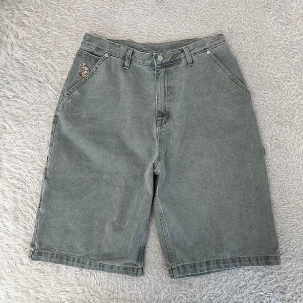 위캔더스 카펜터 하프 데님 팬츠/#4081