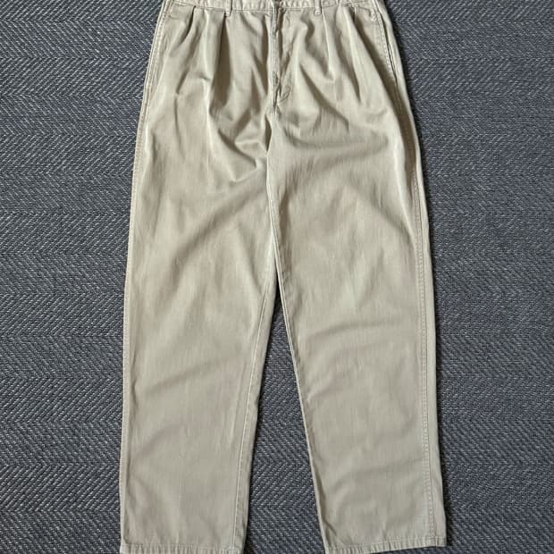 (32) 90s 폴로 랄프로렌 더블 플리츠 빈티지 치노 팬츠