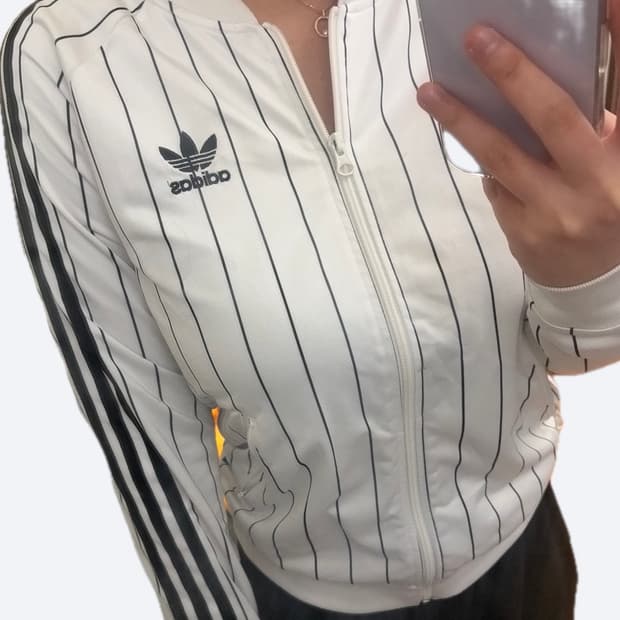 ✨아디다스 유로파 빅로고 스트라이프 트랙탑 져지✨
