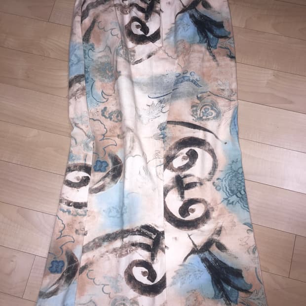 오리엔탈 빈티지 롱스커트