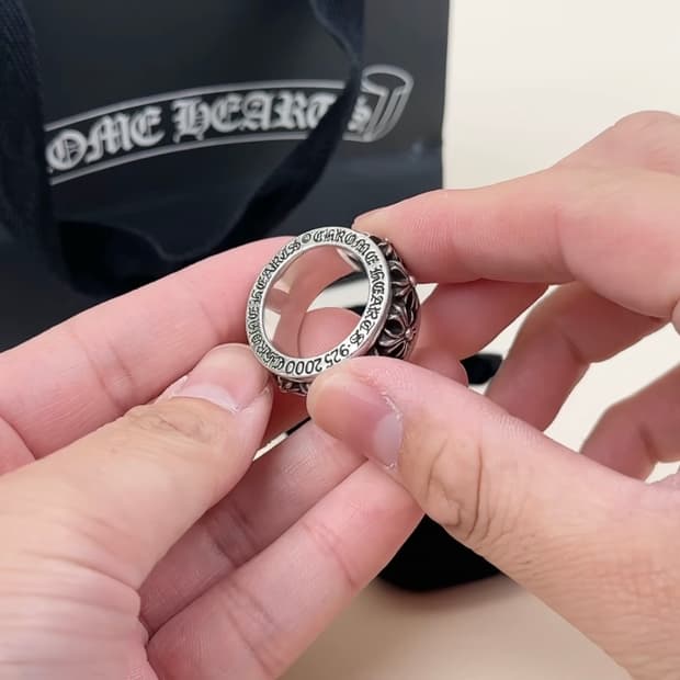 크롬하츠 CH-X 스피너링 US10 청담 정품