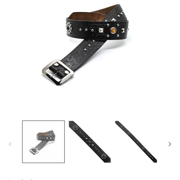 트로피클로딩 스터드벨트 30