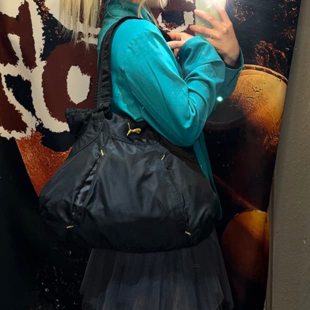 푸마 나일론 숄더백