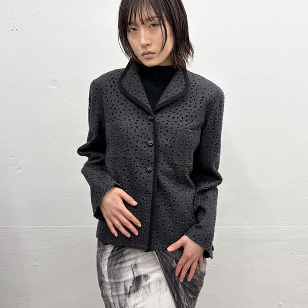 빈티지 펀칭 자켓