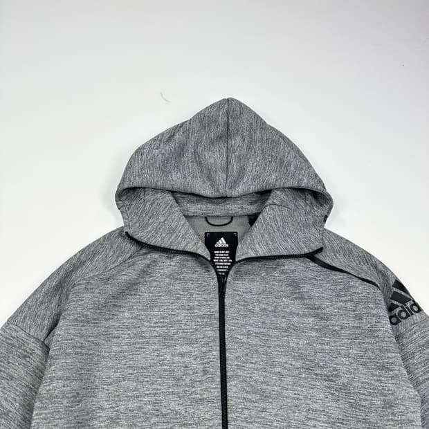 아디다스 오리지널 차콜 풀오버 후드집업 (L)