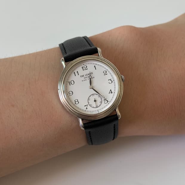 1980s The League Fine Silver Quartz