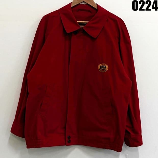 버버리 클래식 블루종 집업 자켓 XL 0224 