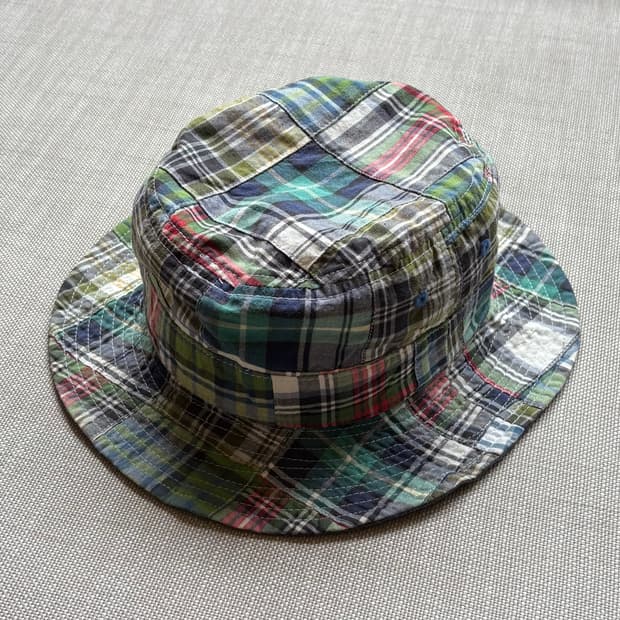 마드라스 패치워크 리버서블 버킷 햇