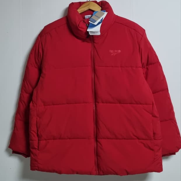 새상품) 오버핏 M ) 리복 클래식 레드 패딩