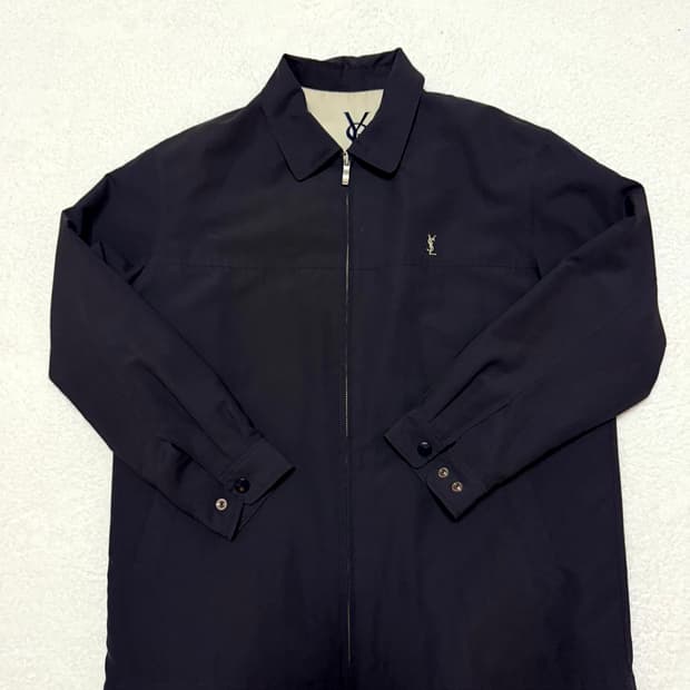 정품 입생로랑 블루종 바람막이 자켓 사이즈100