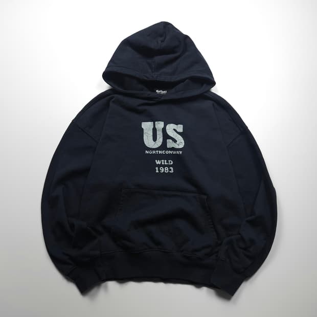 와일드띵스 USA 빅로고 헤비 웨이트 후드 티셔츠 (L)