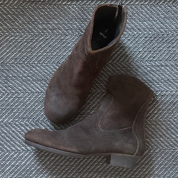 Julius 10AW back zip boots