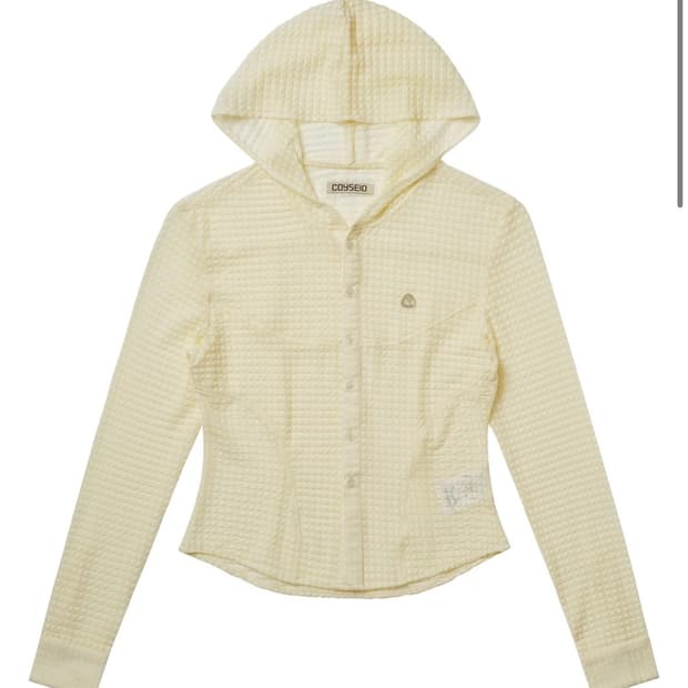 코이세이오 ROUND HOODIE SHIRTS IVORY