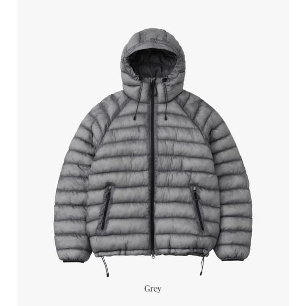 [M] 수아레 라이트 시어쉘 경량 패딩 점퍼 그레이