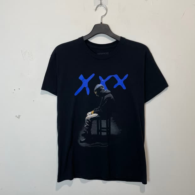 XXX텐타시온 그래픽 반팔티셔츠 블랙