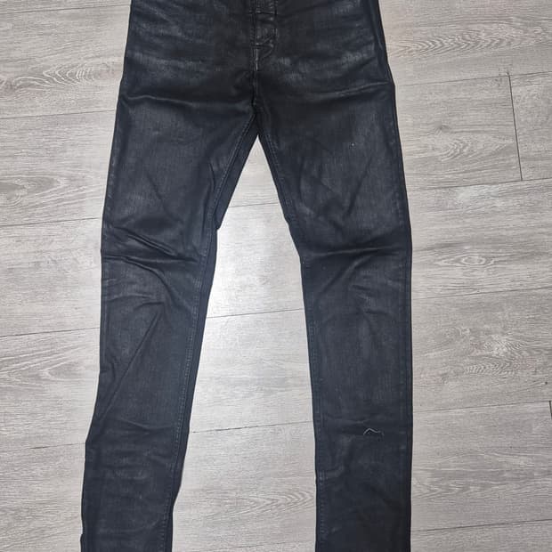 릭오웬스 타이론컷 코팅진 31사이즈