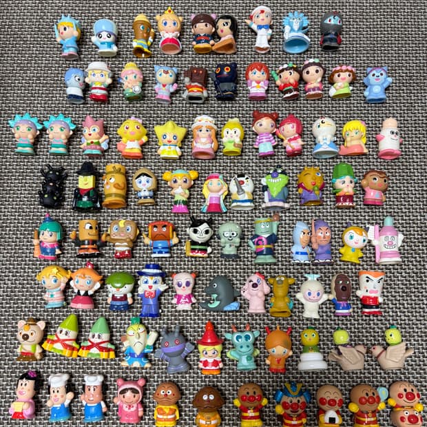 호빵맨 손가락 피규어