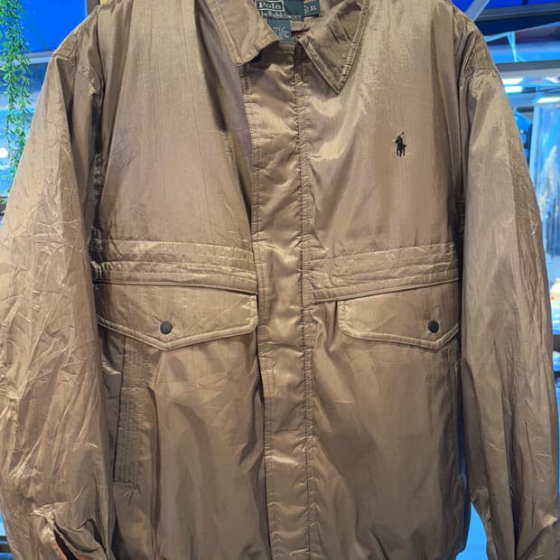 폴로 랄프로렌 블랙포니 그레이시 카키 봄버 자켓