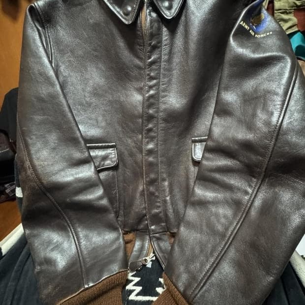 (38) 리얼맥코이 a-2 가죽자켓