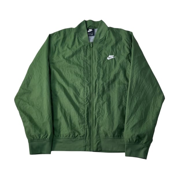 105 나이키 올드스쿨 나일론 그린 점퍼