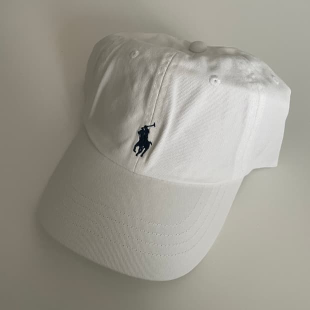 폴로 신형 화이트 볼캡 OS