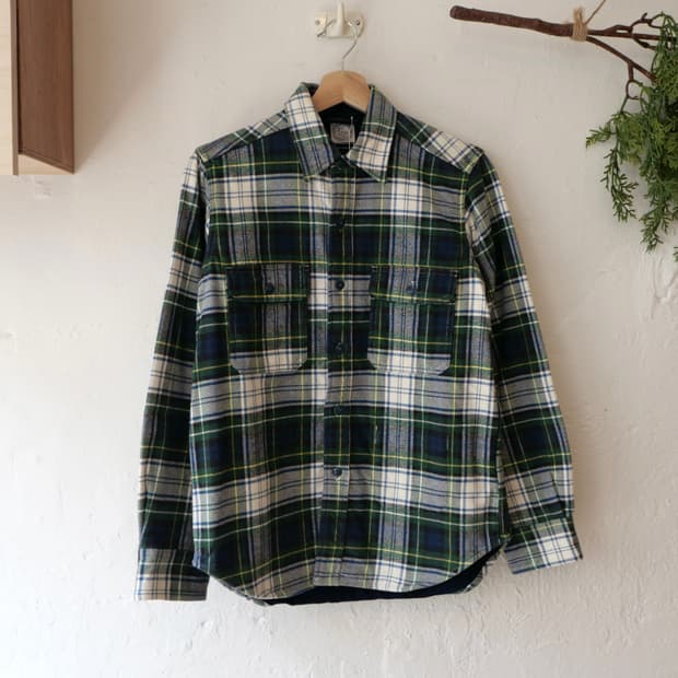 캡틴 선샤인 x 빔즈 플란넬 체크 셔츠