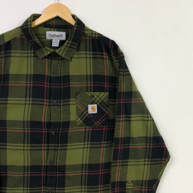 Xxl 칼하트 체크 워크 셔츠
