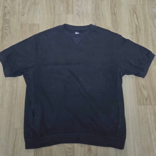 1990's 스투시(Stussy) 로고 자수 반팔 스웻셔츠