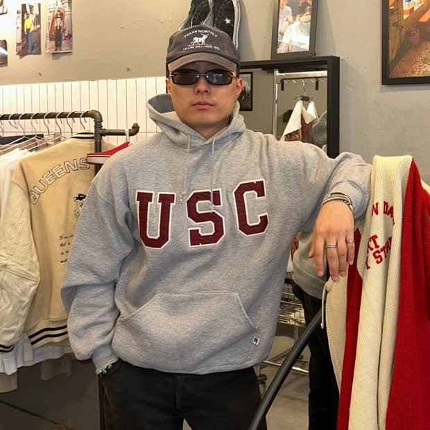 90’s Russell Athletic USC embrioder Hood
