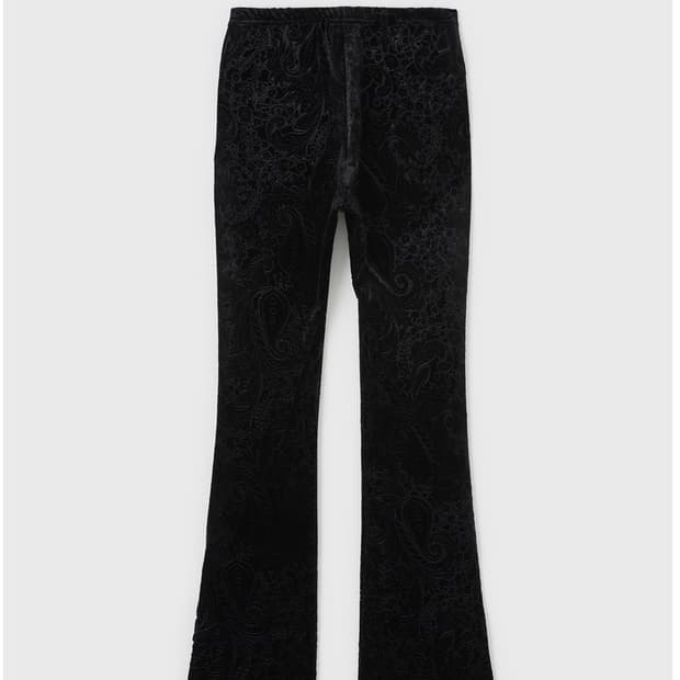 YUNSE 윤세 벨벳 슬림 팬츠