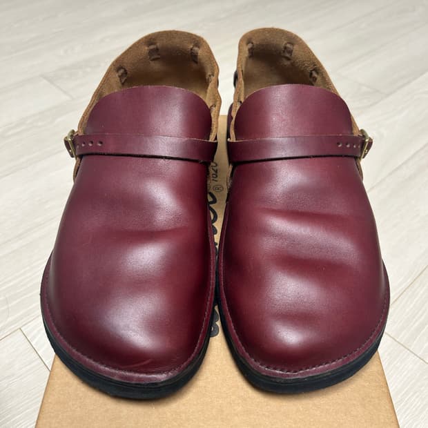 오로라슈즈 미들잉글리쉬 버건디 9.5D