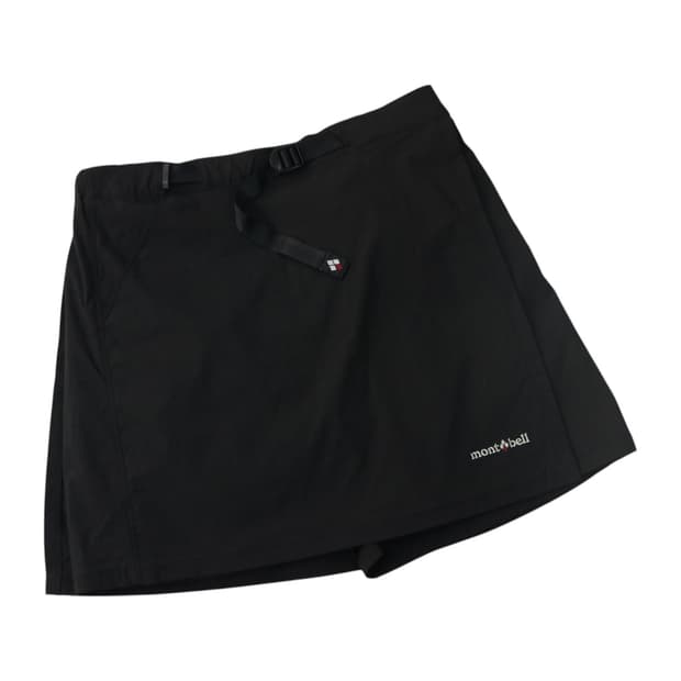 mont-bell 몽벨 블랙 랩 스커트 쇼츠 반바지 (L)