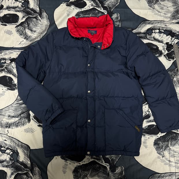폴로 덕다운 패딩 XL(20) 실착 남성 M정도 