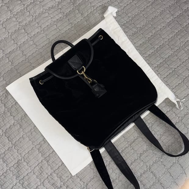 더바넷 벨벳 백팩 Little Black Velvet Backpack