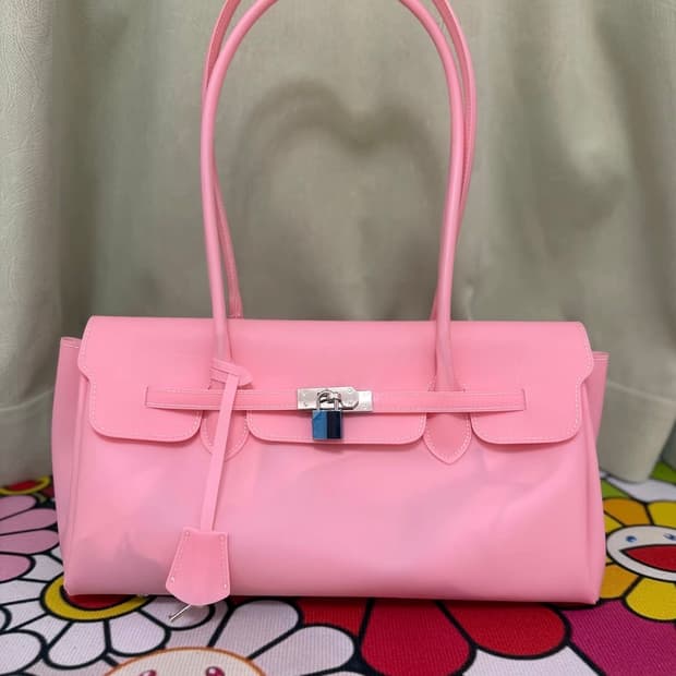 젤리버킨백/jelly firki bag(barbie pink)
