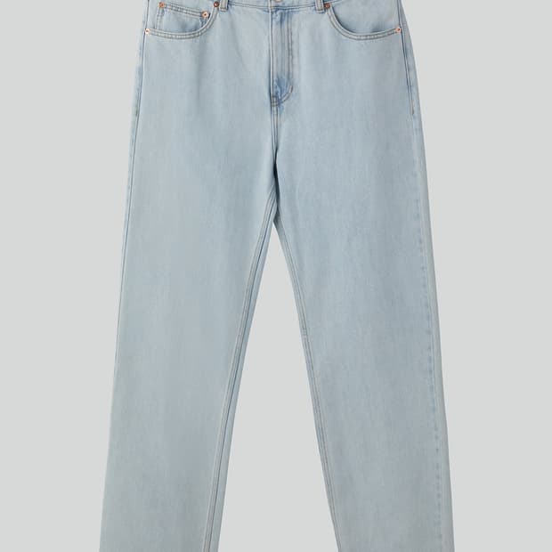 VINTAGE WASHING REGULAR FIT DENIM 