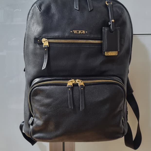 TUMI 투미 가죽 백팩 블랙