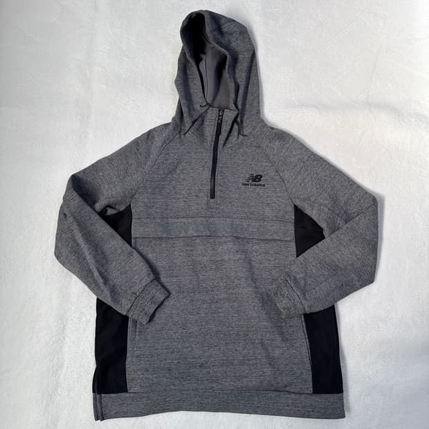 L 뉴발란스 쿼터 집업 후드티 0303T
