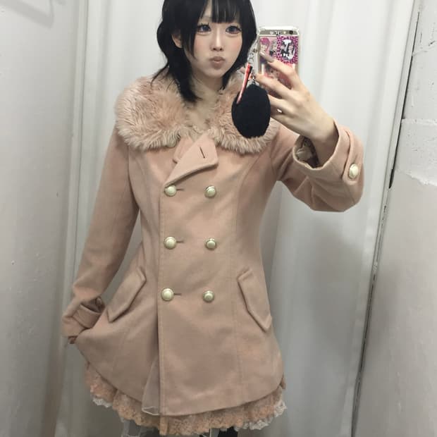 핑크小女 갸루코트🩷