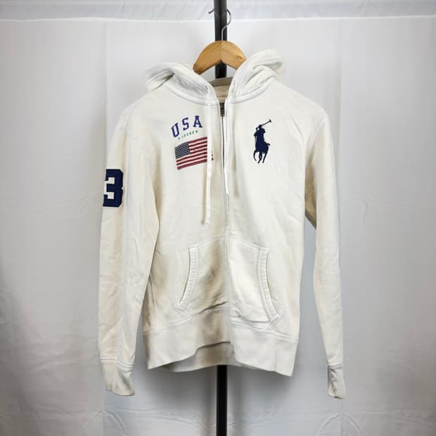 Polo]폴로 랄프로렌 성조기 후드집업 USA 후드집업 S