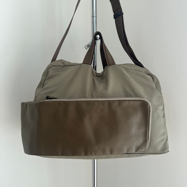 YOHJI YAMAMOTO multi-pocket Boston bag